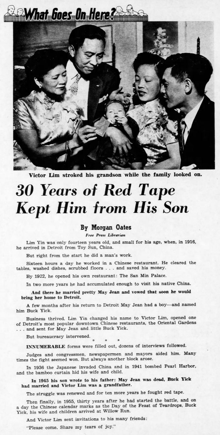 Victor Lims - Apr 3 1960 Article